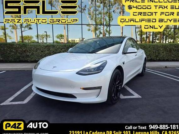 TESLA MODEL 3 2022 5YJ3E1EA3NF249410 image